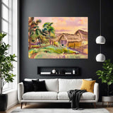 Rural Farm Life - Original Painting Print