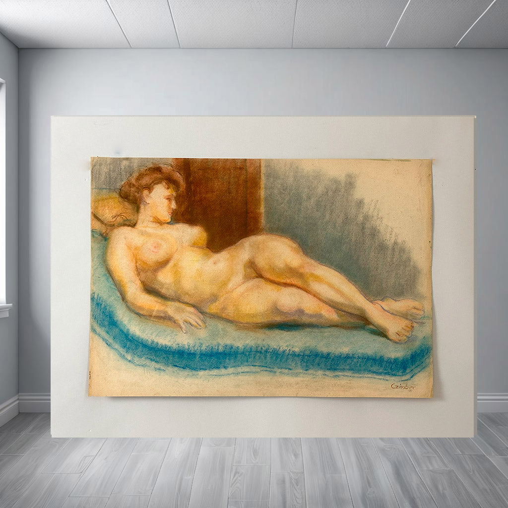 Original Fine Art Nude Painting - Czimber_9777