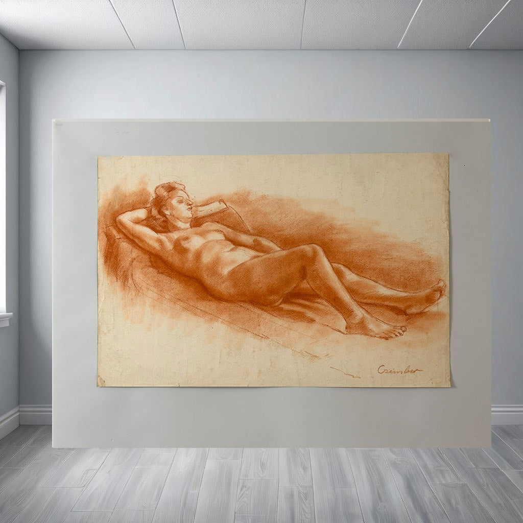 Original Fine Art Nude Painting - Czimber_9780