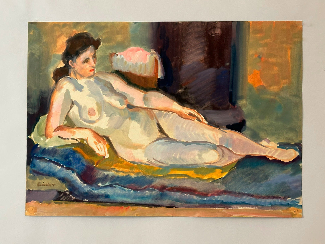Original Fine Art Nude Painting - Czimber_9786