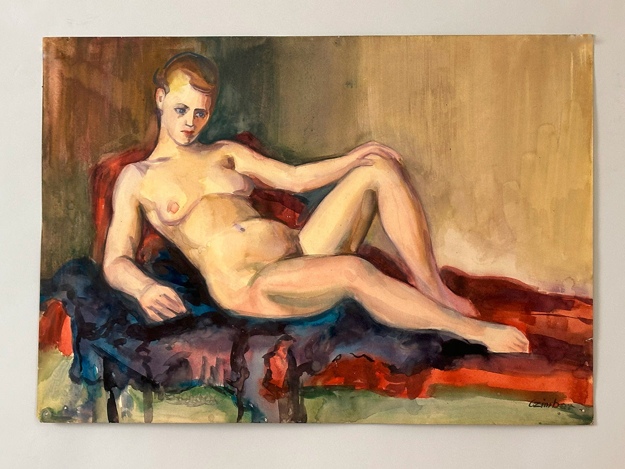 Original Fine Art Nude Painting - Czimber_9788
