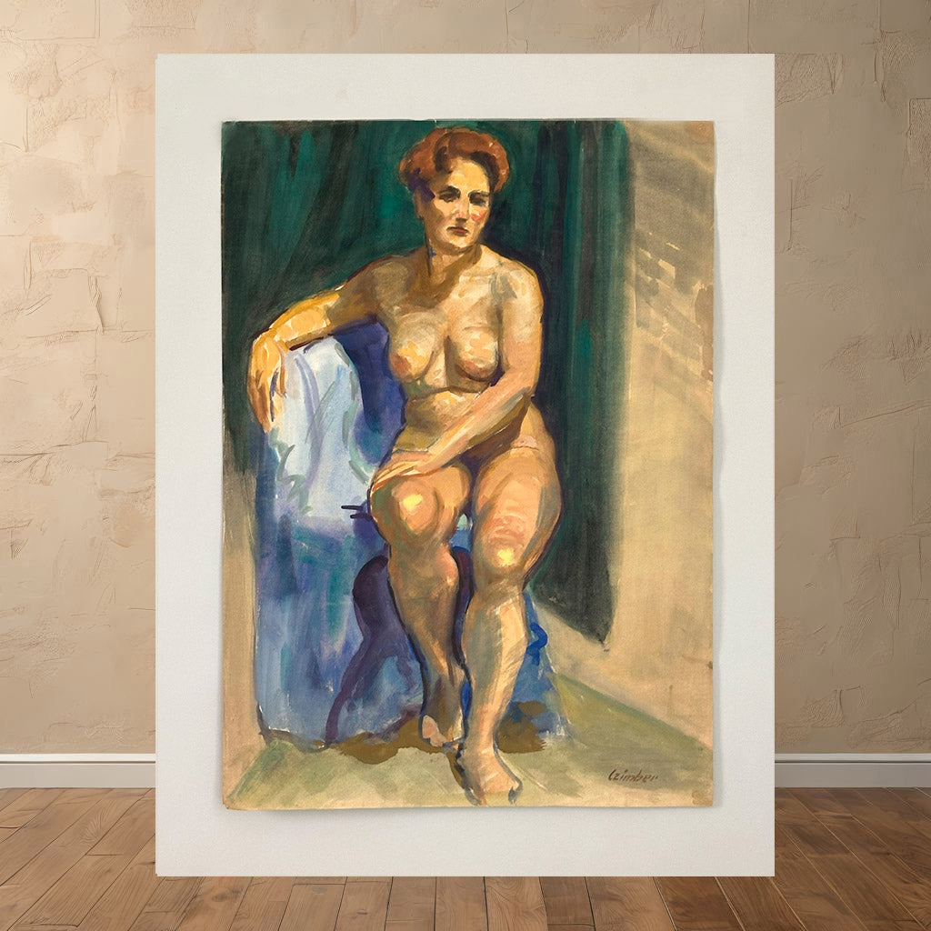 Original Fine Art Nude Painting - Czimber_9824