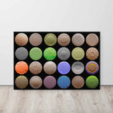 Stunning Canvas Art Composite - Individual Mixed Media Mandalas