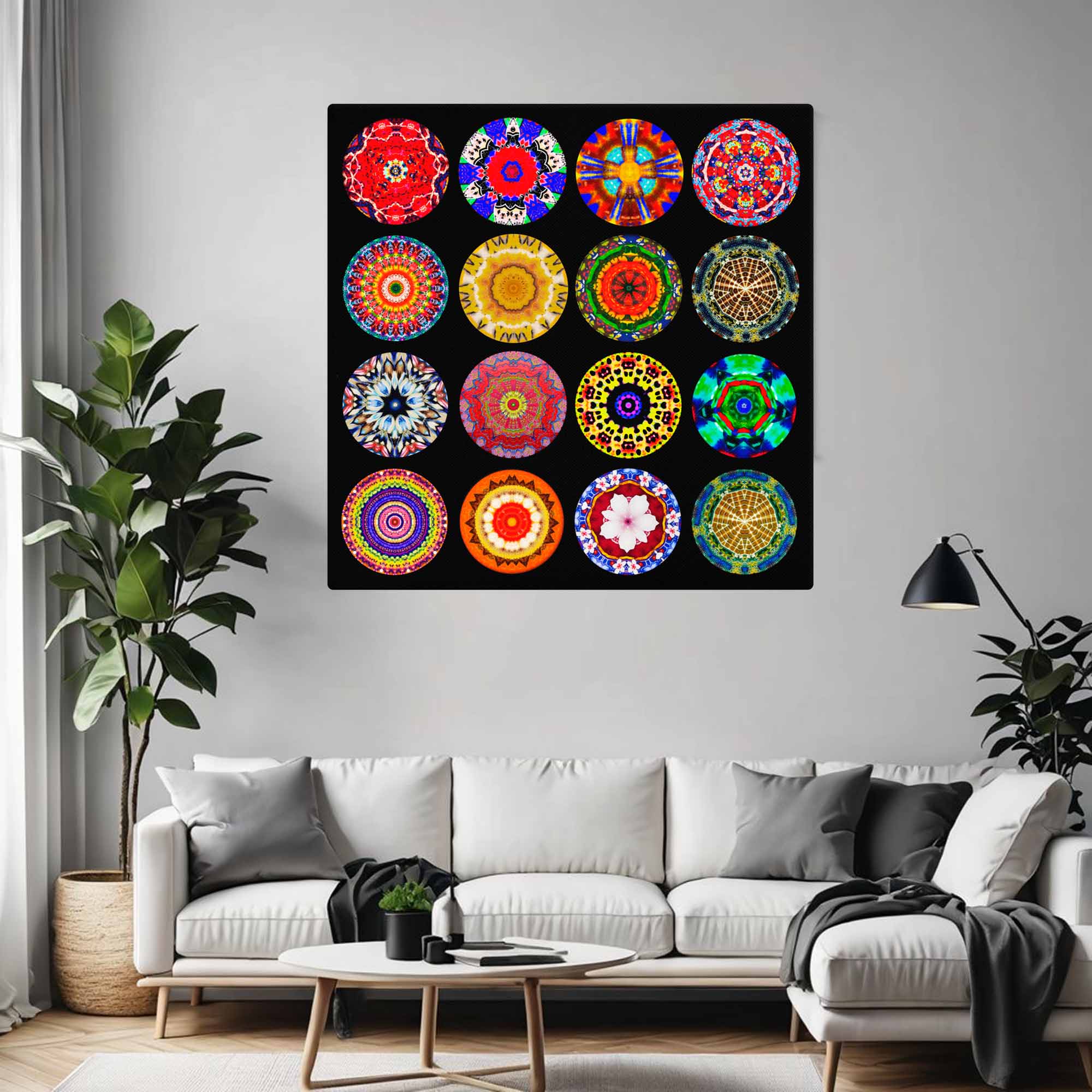 Stunning Circle Art Composite - Mixed Media Mandalas