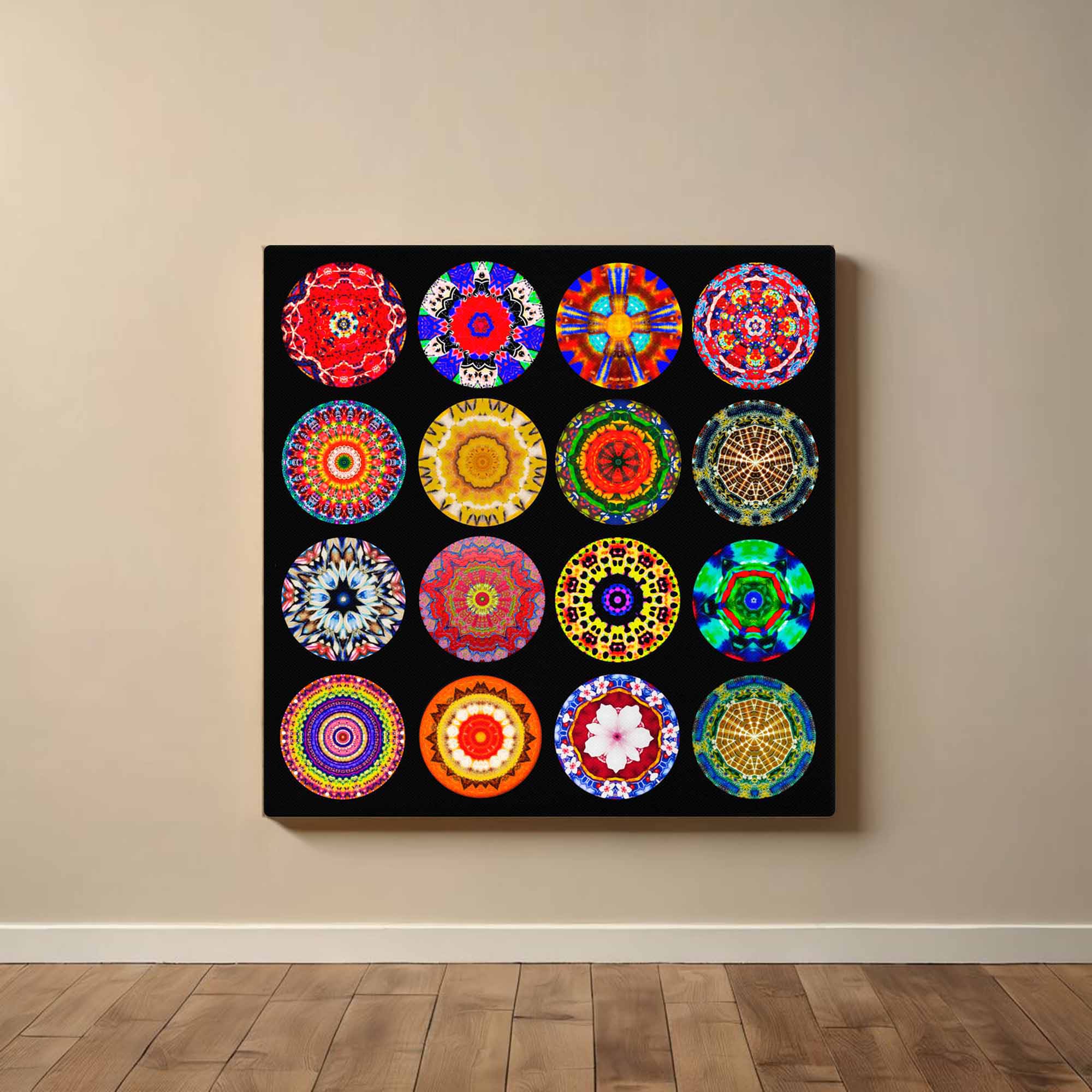 Stunning Circle Art Composite - Mixed Media Mandalas