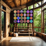 Captivating Circle Art Composite - Mixed Media Mandalas Pattern