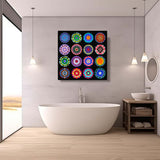Beautiful Circle Art Composite Canvas - Individual Mandalas Pattern