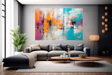 Dynamic Energy - Abstract Canvas Painting