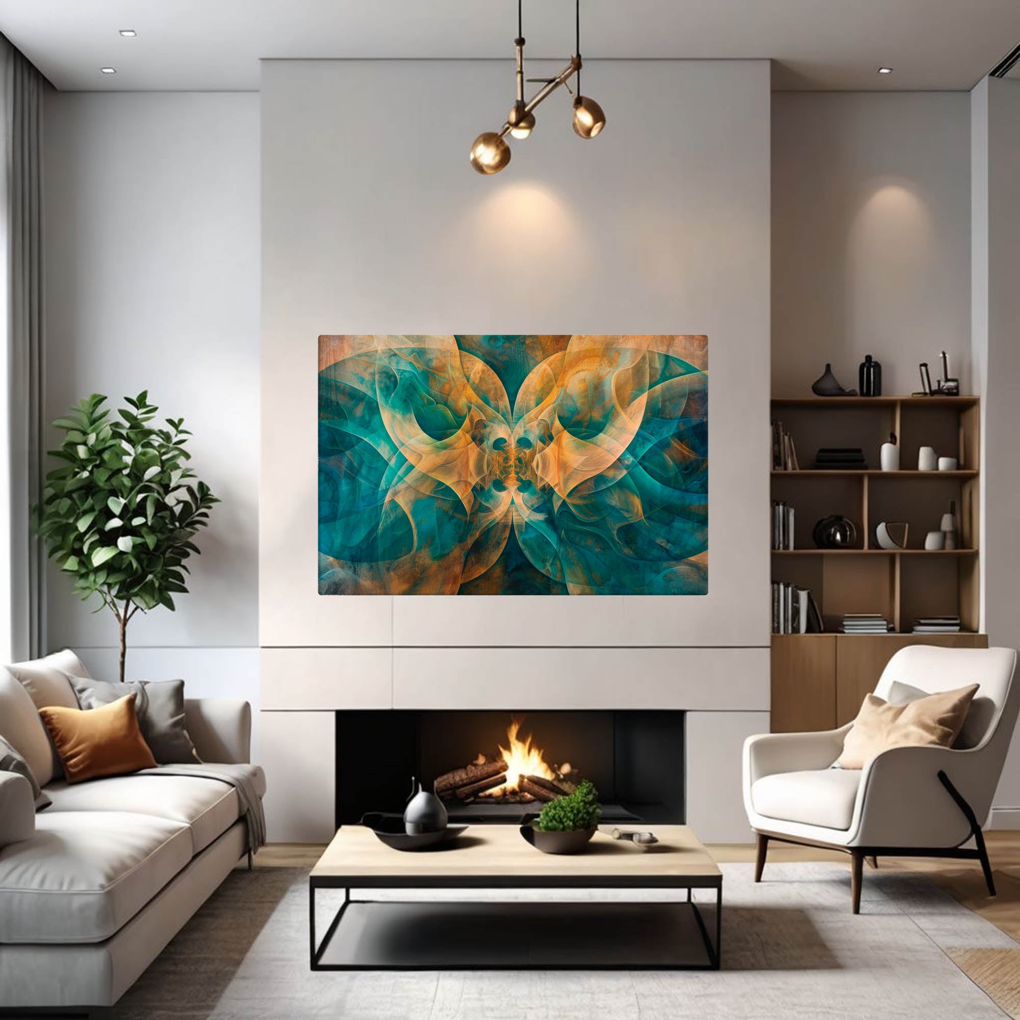 Shadows in Self - Abstract Canvas Art