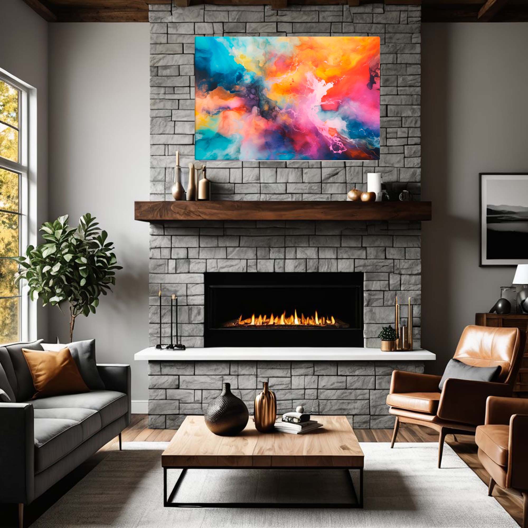 Harmony in Chaos - Abstract Art on Canvas