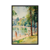 Afternoon in the Park – Art Fusion Framed Canvas