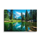 Alpine Stream Reflections – Sierra Nevada Canvas Print