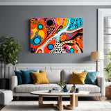 Balance in Motion - Digital Abstract Canvas Print in family room