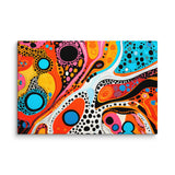 Balance in Motion - Digital Abstract Canvas Print - Art Fusion Store