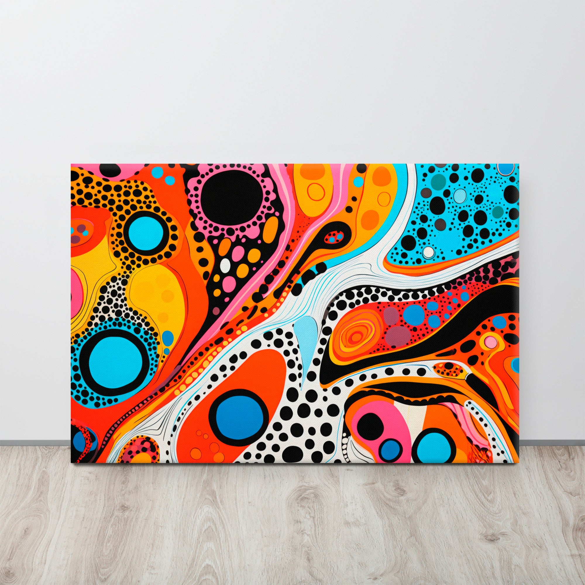 Balance in Motion - Digital Abstract Canvas Print display
