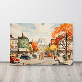 Beautiful Budapest Painting canvas  on display