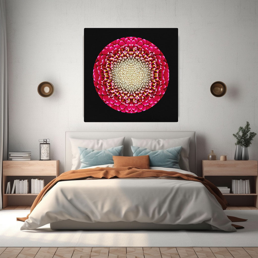 Blooming Bliss - Flower Mandala Canvas