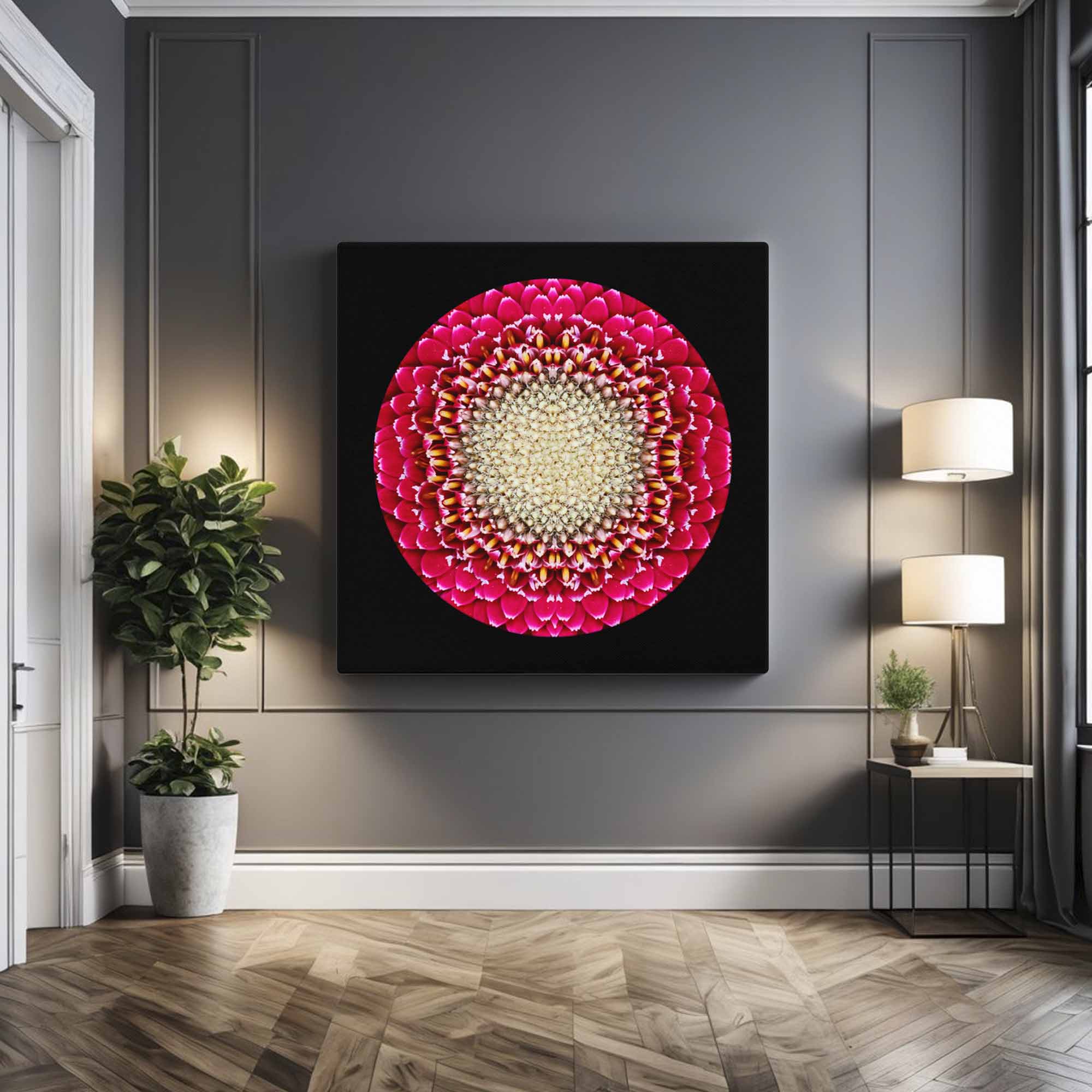 Blooming Bliss - Flower Mandala Canvas