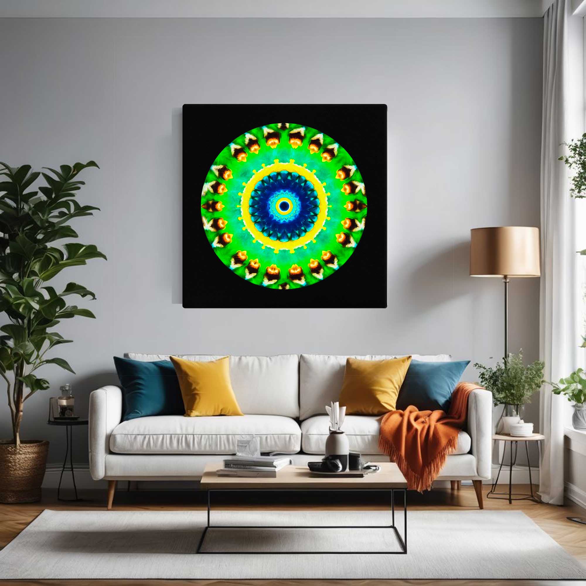 Cosmic Patterns - Mixed Media Mandala Painting