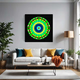 Cosmic Patterns - Mixed Media Mandala Painting