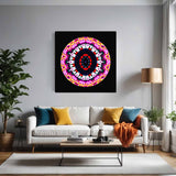 Sacred Whispers - Mixed Media Mandala Canvas Artwork