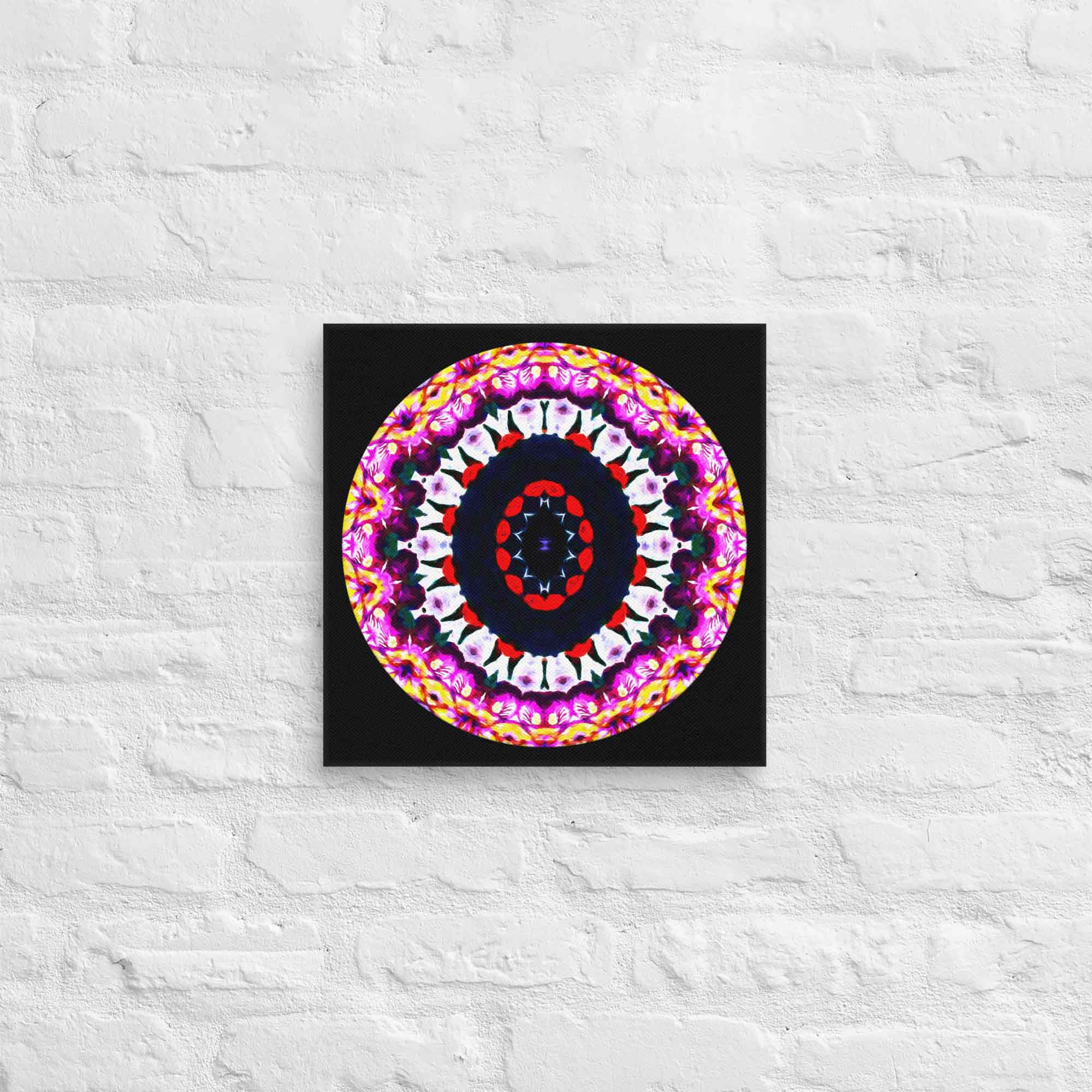 Sacred Whispers - Mixed Media Mandala Canvas Artwork
