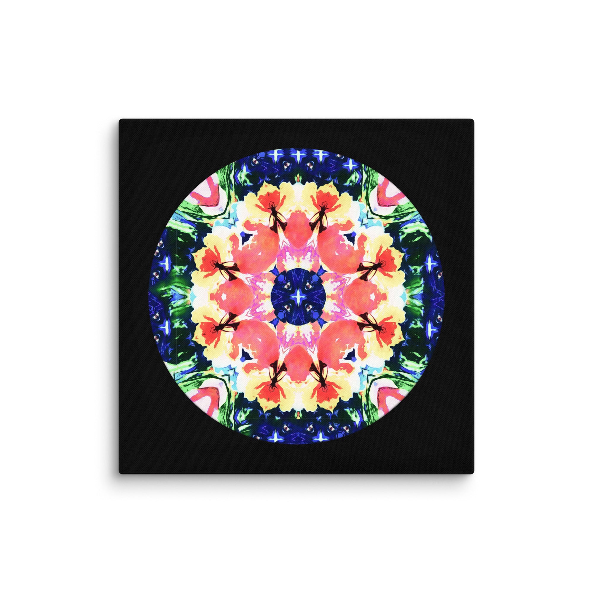 Minimalist Mandala Circle Canvas
