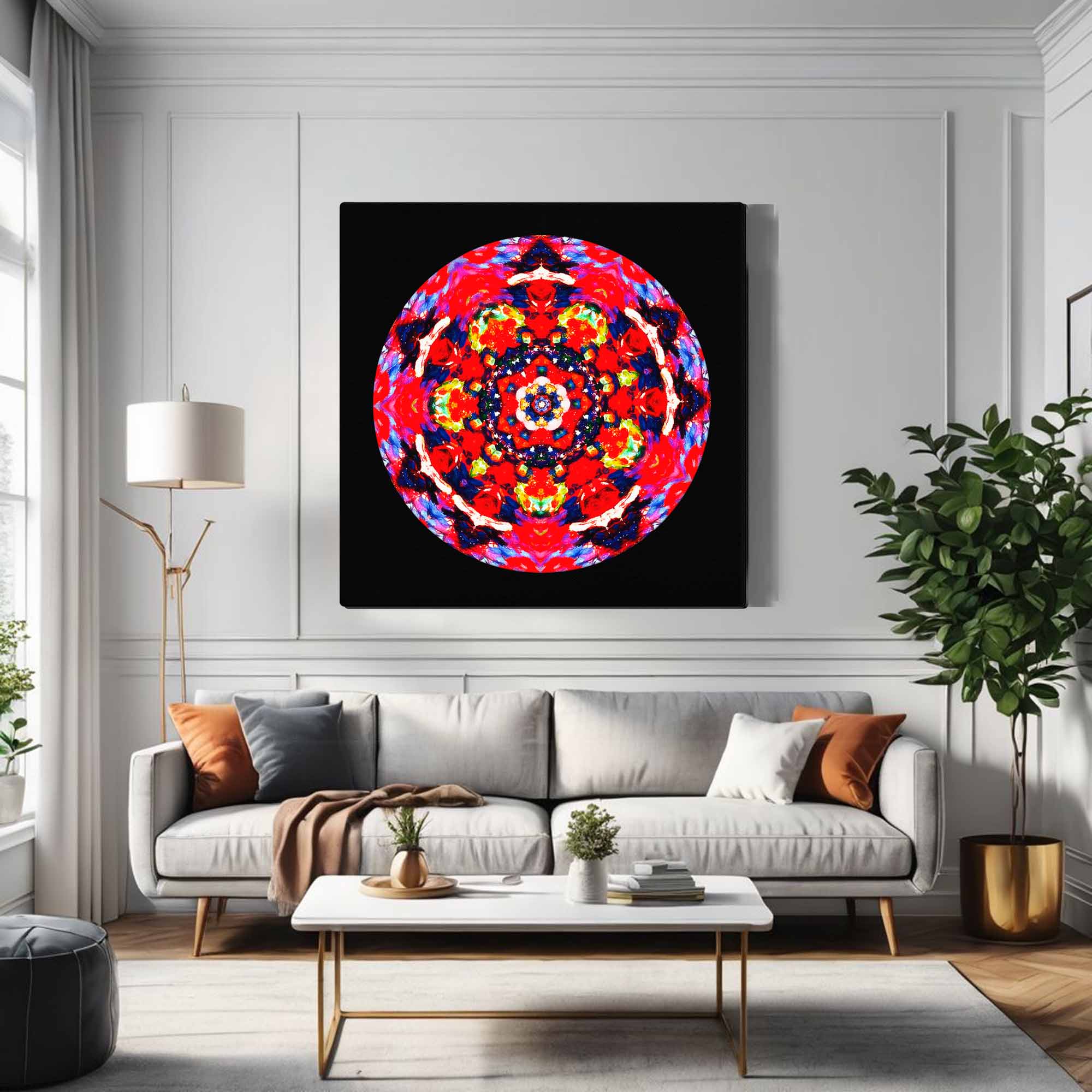 Focal Point Mandala Canvas