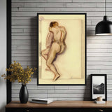 Naked Truth - The Essence of Emotion Framed canvas