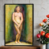 Bare Essence - Capturing Mid-Century Beauty Framed canvas