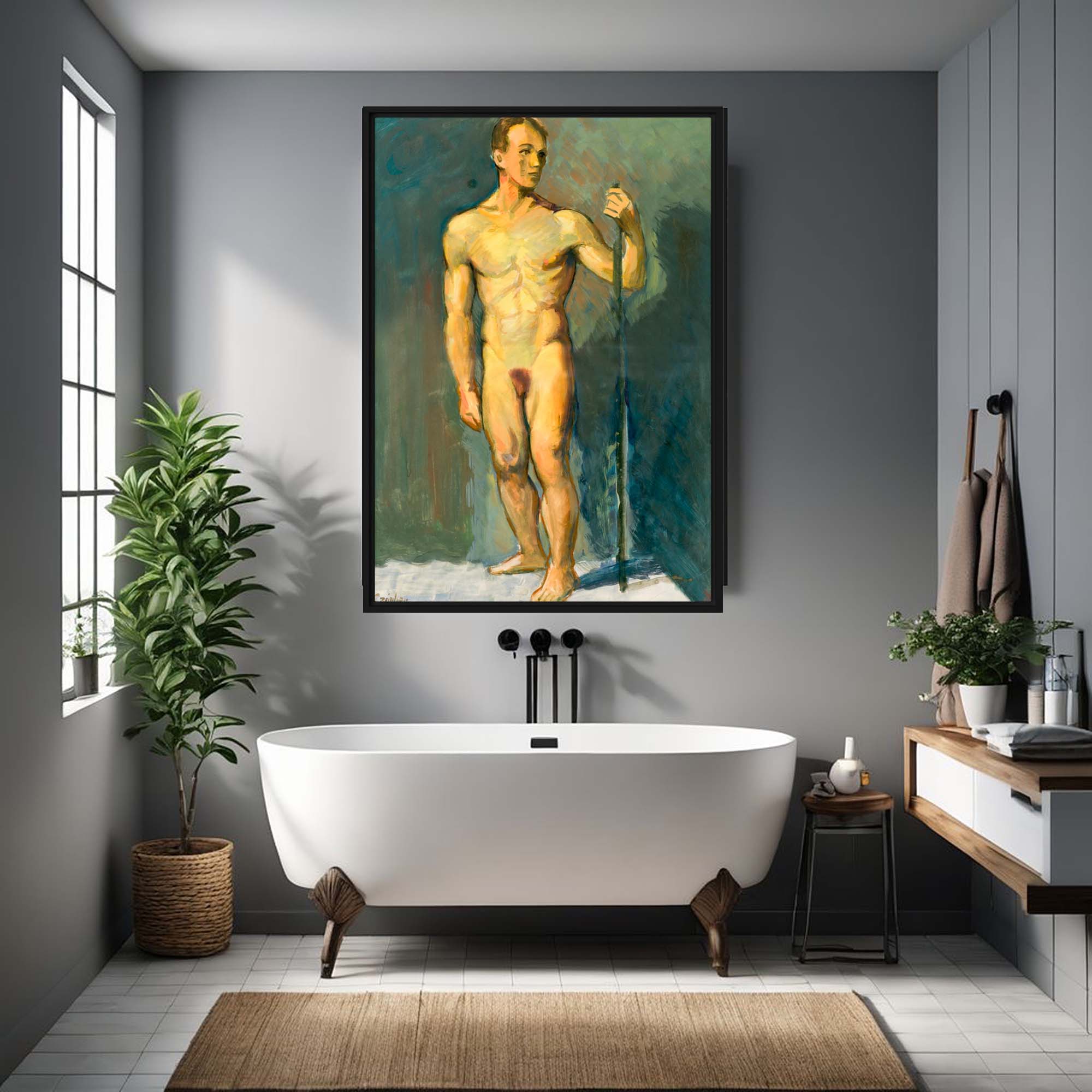 Strength and Grace - Framed canvas