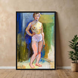 Vulnerability Being Nude - Studies in Women  Framed canvas