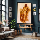Sensual Simplicity - Embracing the Human Figure Framed canvas