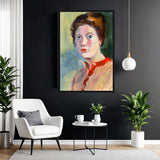 Portraits of Passion -The Student on Framed canvas