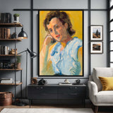 Faces of a Bygone Era - Classic Portrait Framed canvas