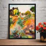 Timeless Tranquility - Rural Homesteads Framed canvas