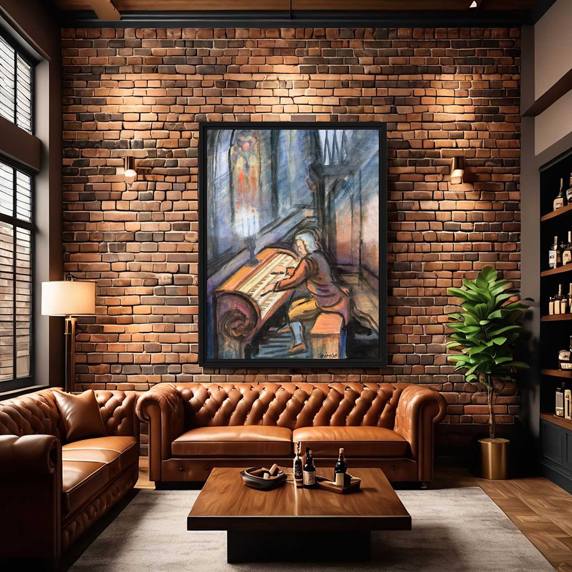 Echoes of Culture - Artistic Legacy Framed canvas
