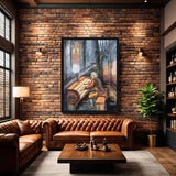 Echoes of Culture - Artistic Legacy Framed canvas