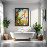 Summer Unbound Youth - Framed canvas