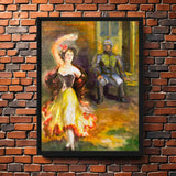 Occupation's Reality - Framed canvas