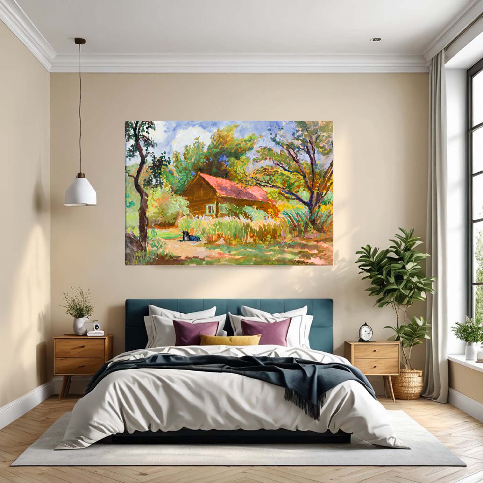 Garden Blissfulness - Original Painting Print