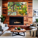 Bela Czimber Painting -  Garden Landscape Homestead
