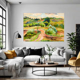 Farmland of Yesteryear - Print of an Original Painting