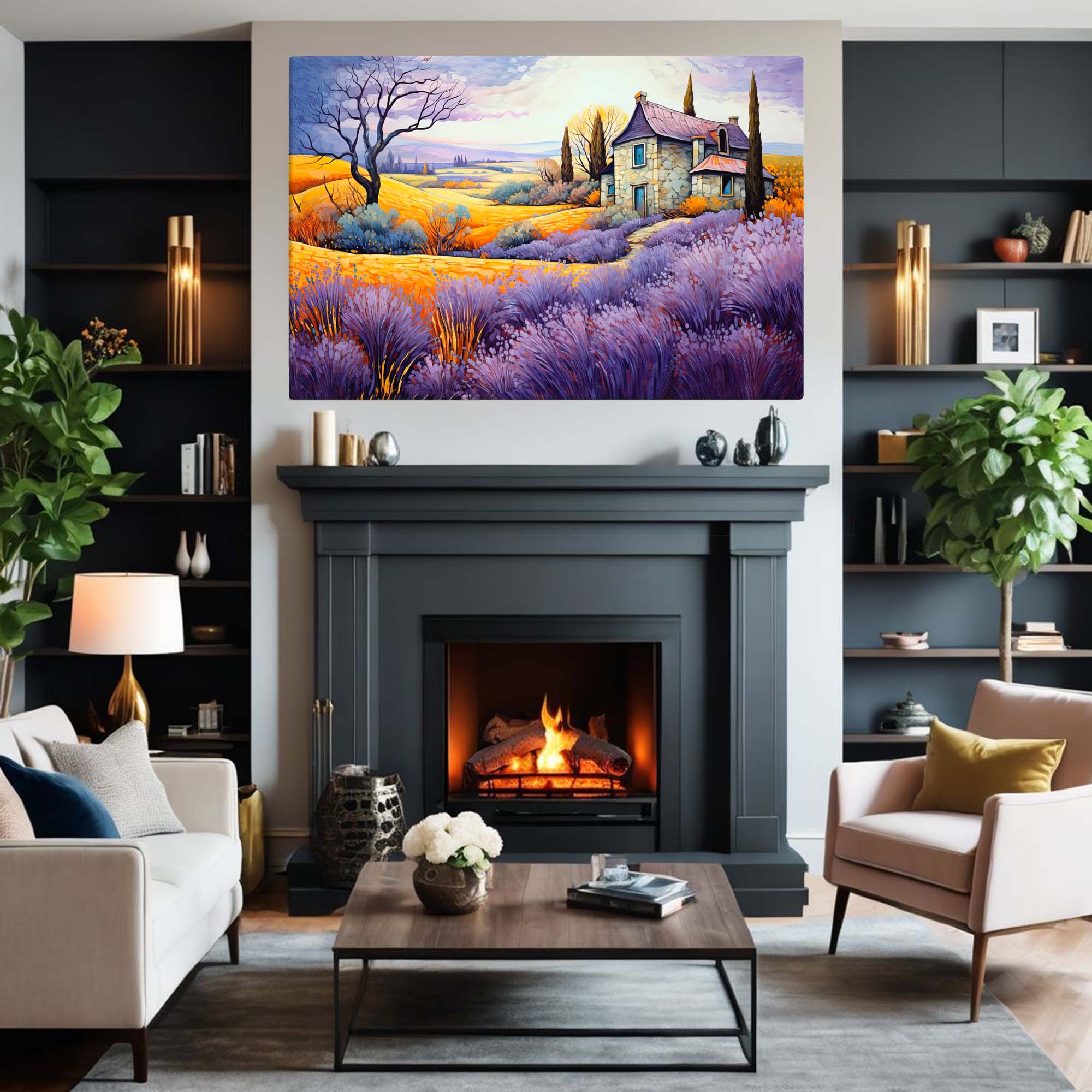 Beautiful Garden Home - Floral  Atmosphere Art