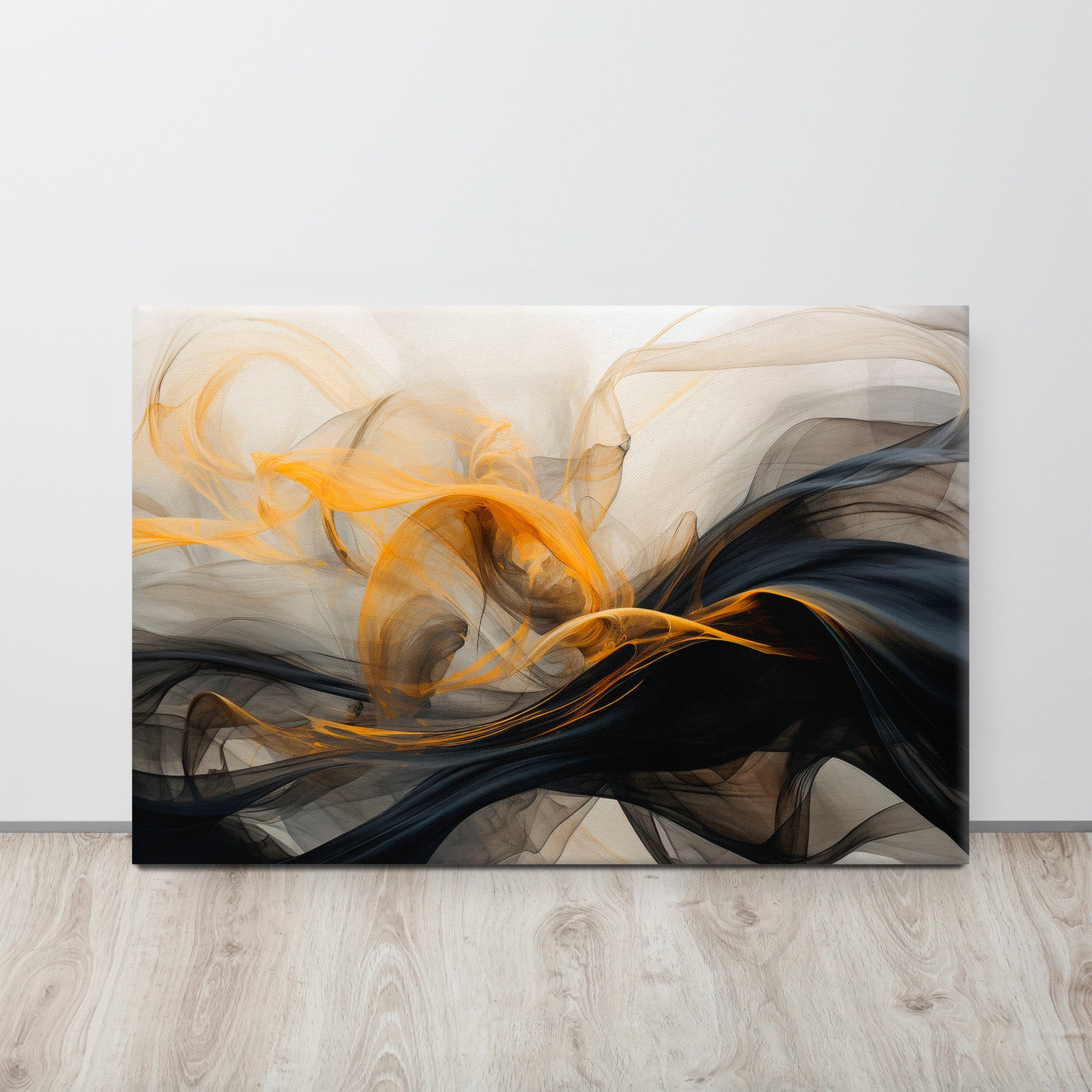 Chasing Shadows - Abstract Canvas Print on display