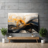Chasing Shadows - Abstract Canvas Print wall display