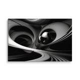 Cosmic Vortex - Abstract Canvas Print on display