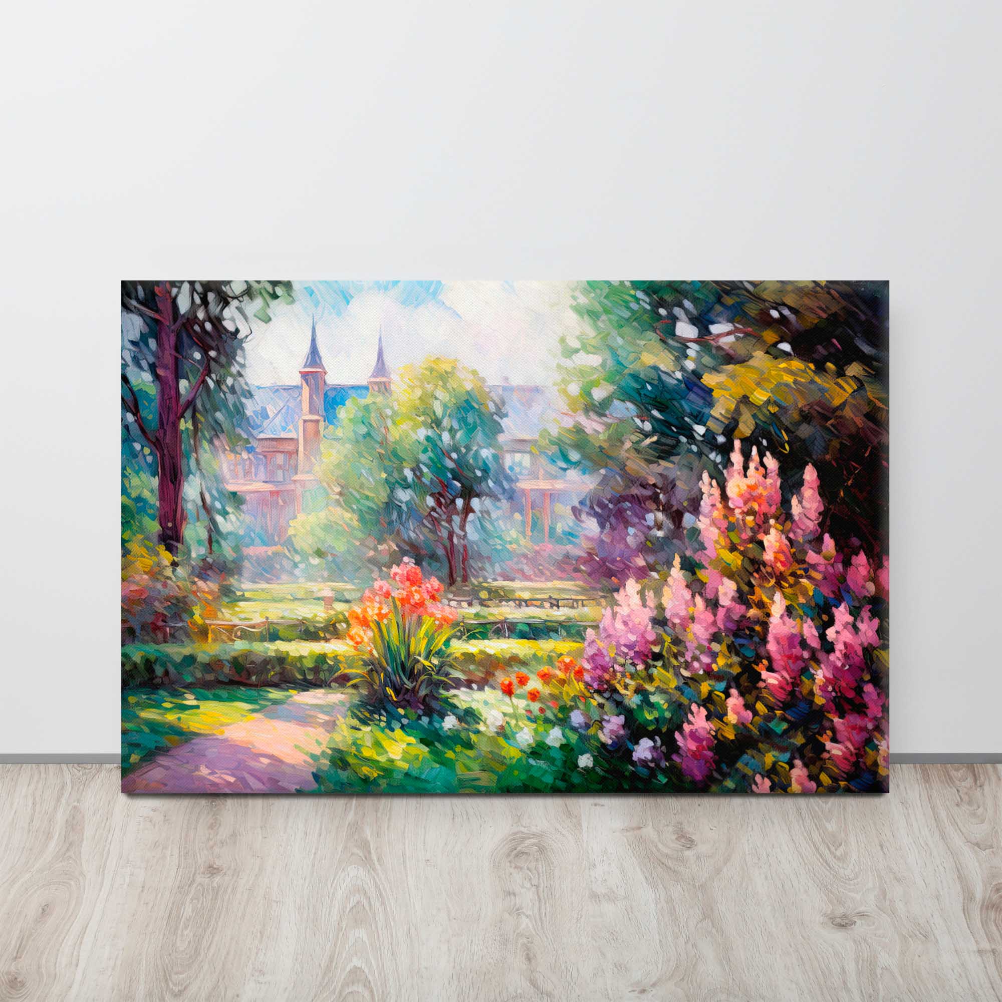 Country pathway canvas displayed  
