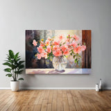 Delicate Blooms - Floral Canvas Painting