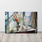 Serenity in Blossoms - Floral Canvas Painting
